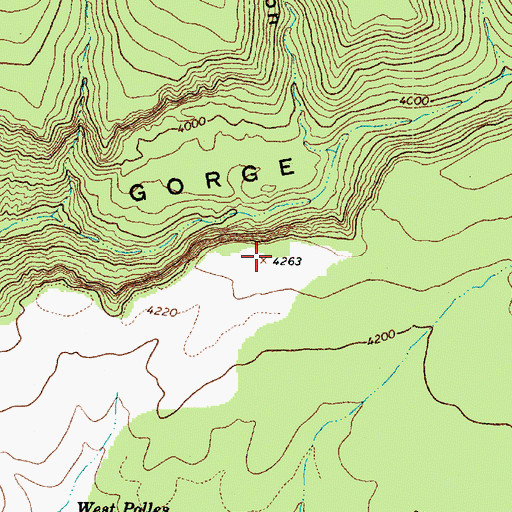Topographic Map of Polles Mesa, AZ