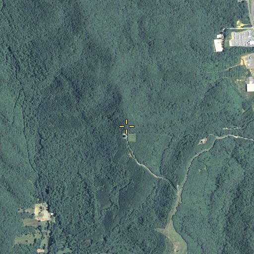 Aerial/Satellite Image of Barn Mountain, GA