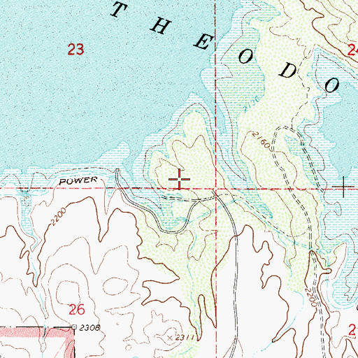 Topographic Map of Porter Spring Recreation Site, AZ