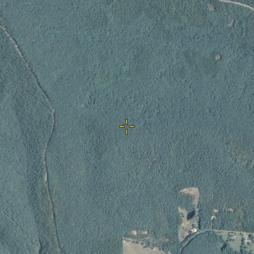Aerial/Satellite Image of Bull Trail Mountain, GA