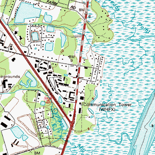 Topographic Map of Cypress Mills, GA
