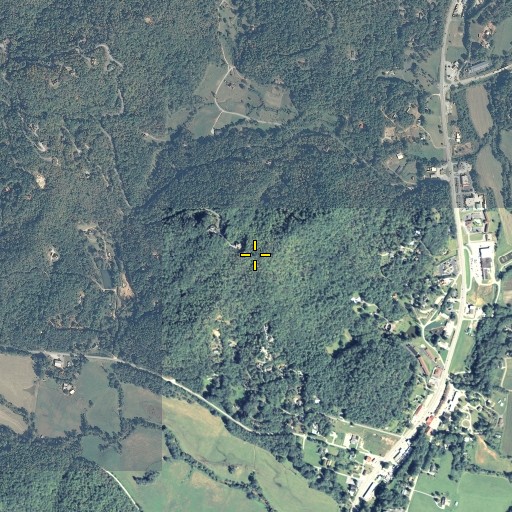 Aerial/Satellite Image of George Mountain, GA