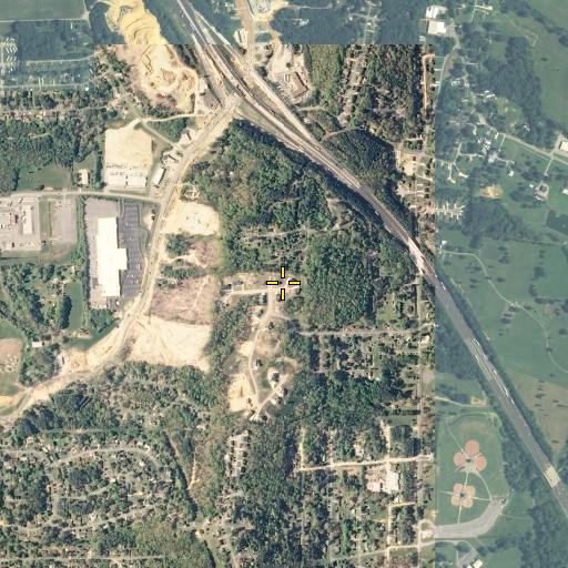 Aerial/Satellite Image of Happy Top, GA