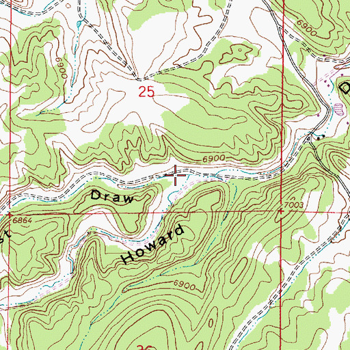 Topographic Map of Priest Draw, AZ