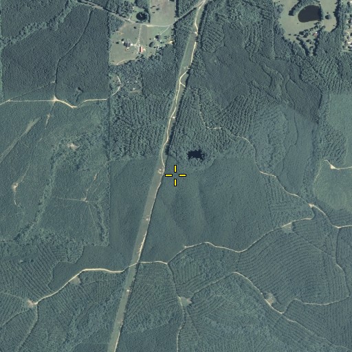 Aerial/Satellite Image of Henderson Mountain, GA
