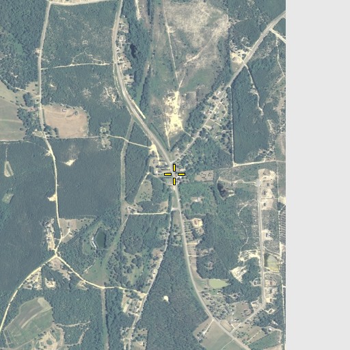 Aerial/Satellite Image of Horns, GA