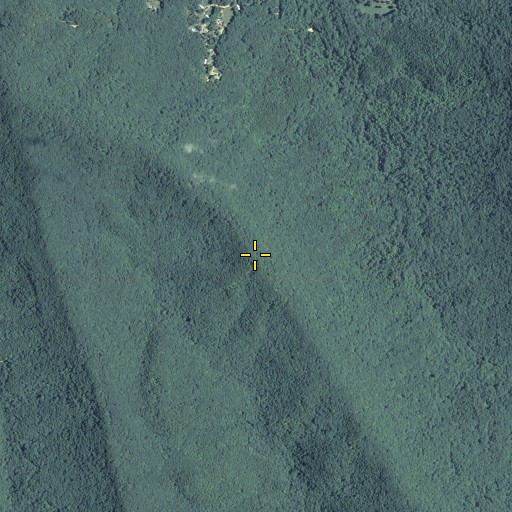 Aerial/Satellite Image of Hurricane Mountain, GA