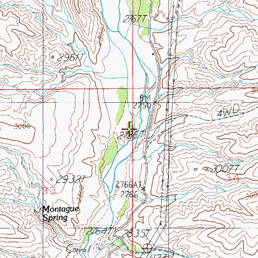 Topographic Map of Pringle Wash, AZ