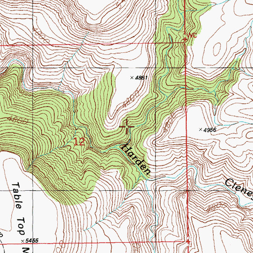 Topographic Map of Prospect Draw, AZ