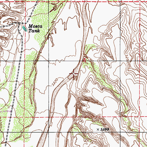 Topographic Map of Puertocito Wash, AZ