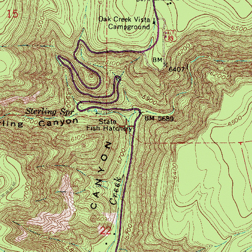 Topographic Map of Pumphouse Wash, AZ
