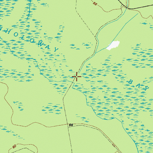 Topographic Map of Rosin Ford, GA