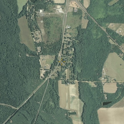 Aerial/Satellite Image of Sand Bed, GA