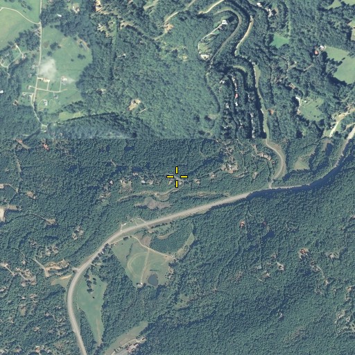 Aerial/Satellite Image of Swanson Mountain, GA