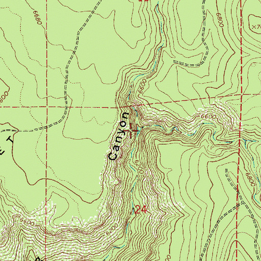 Topographic Map of Railroad Draw, AZ