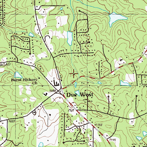 Topographic Map of Battle of Gilgal Church, GA