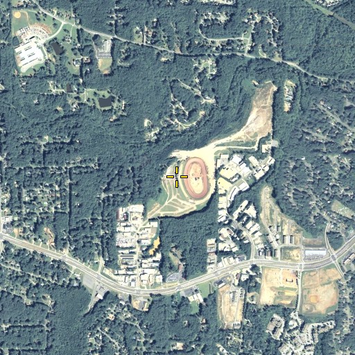 Aerial/Satellite Image of Dixie Speedway, GA