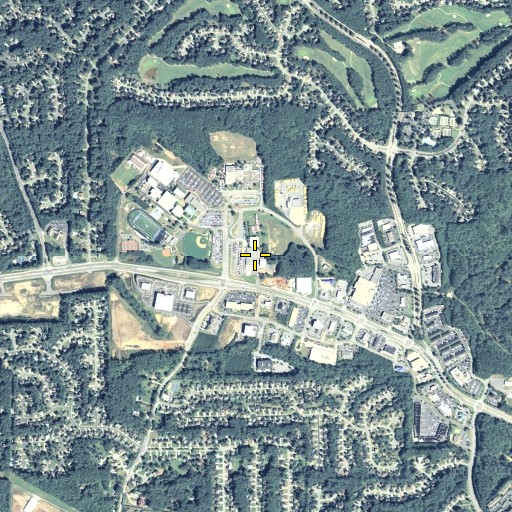 Aerial/Satellite Image of Chapman Intermediate School, GA