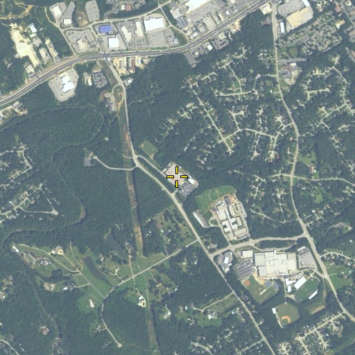 Aerial/Satellite Image of Shiloh Elementary School, GA