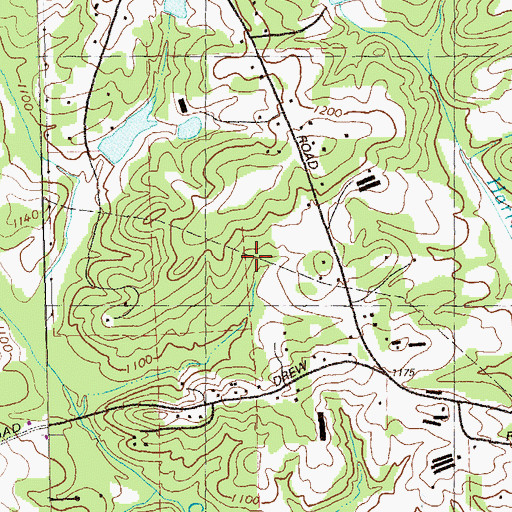 Topographic Map of Pine Lake, GA