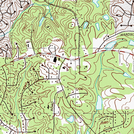 Topographic Map of Westminster Japanese Church, GA