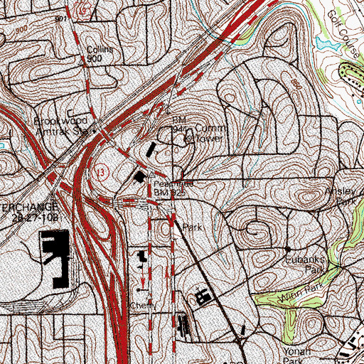 Topographic Map of Beverly Road Seventh Day Adventist Church, GA