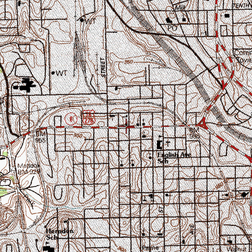 Topographic Map of Heavenly Jerusalem Missionary Baptist Church, GA
