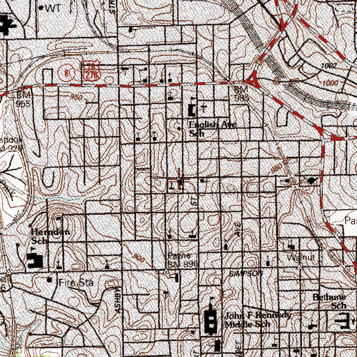 Topographic Map of Pilgrim Baptist Church, GA