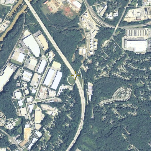 Aerial/Satellite Image of Interchange 9, GA