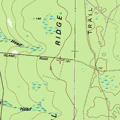 Topographic Map of Chesser School (historical), GA