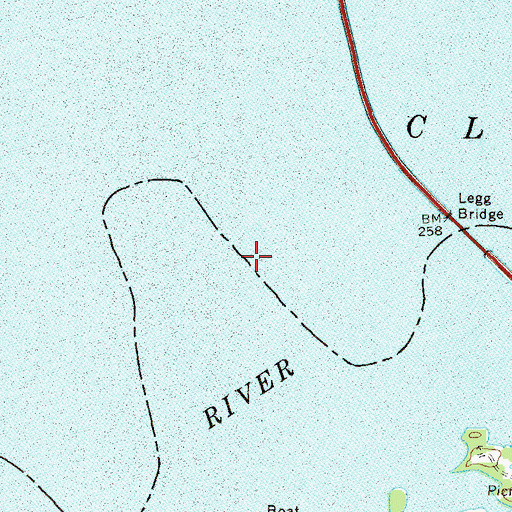 Topographic Map of Prices Mill (historical), GA