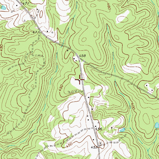 Topographic Map of Agnes School (historical), GA