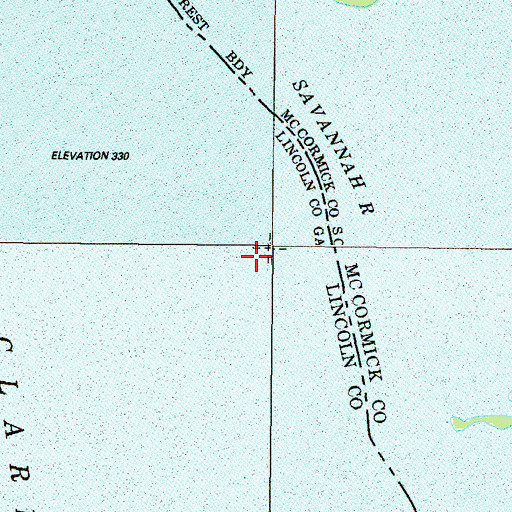 Topographic Map of Price Island (historical), GA