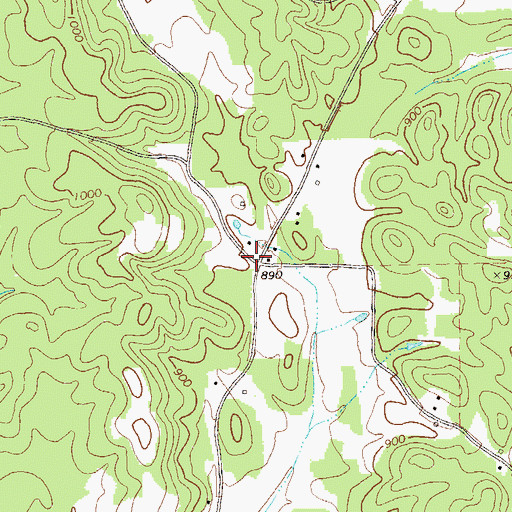 Topographic Map of Sophia (historical), GA