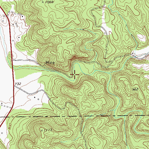 Topographic Map of Erwin Mill (historical), GA