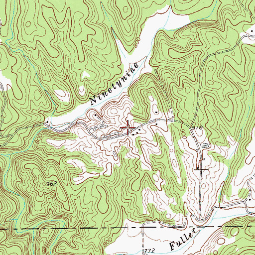 Topographic Map of Forest Hill School (historical), GA