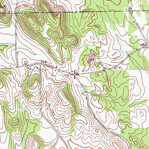 Topographic Map of Midway (historical), GA