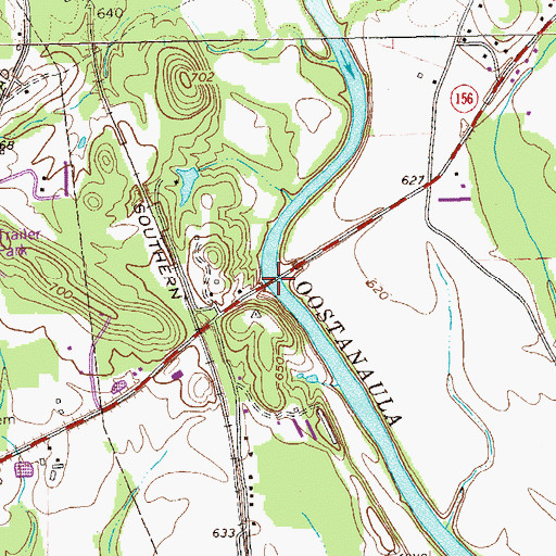 Topographic Map of Printup Ferry (historical), GA