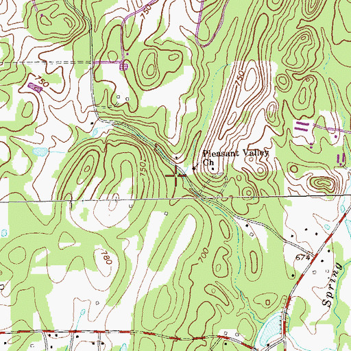 Topographic Map of Star Institute, GA