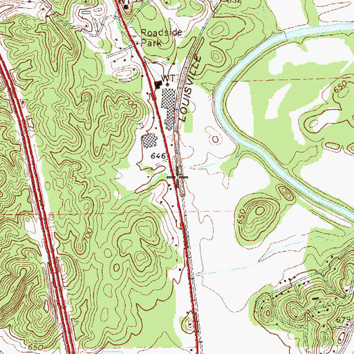 Topographic Map of Water Valley (historical), GA
