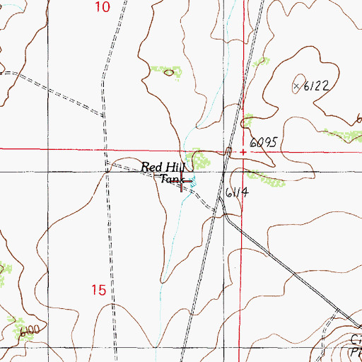 Topographic Map of Red Hill Tank, AZ