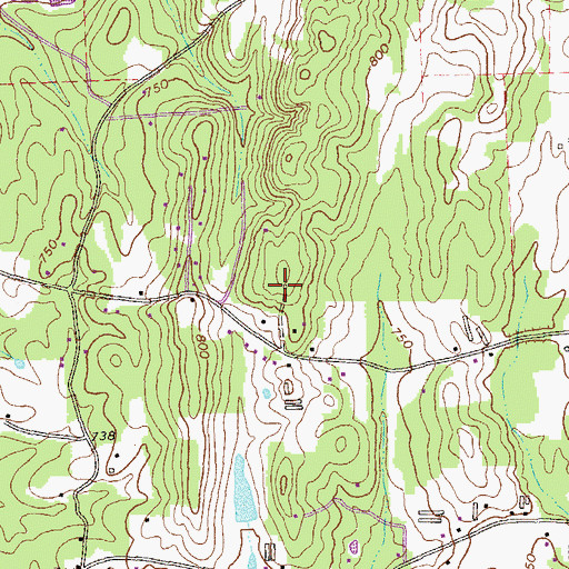 Topographic Map of Sumach Church (historical), GA