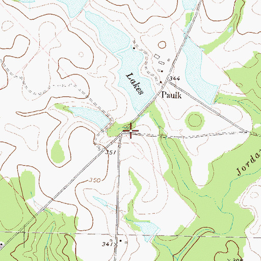 Topographic Map of Wimberly School (historical), GA