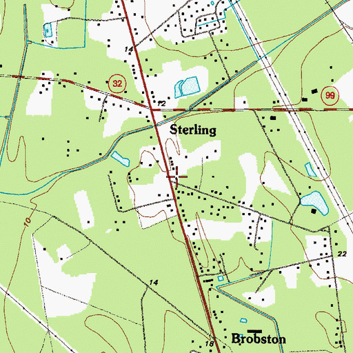 Topographic Map of Union Industrial School (historical), GA