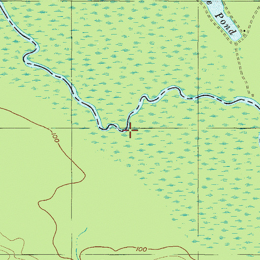 Topographic Map of Landing Number One, GA