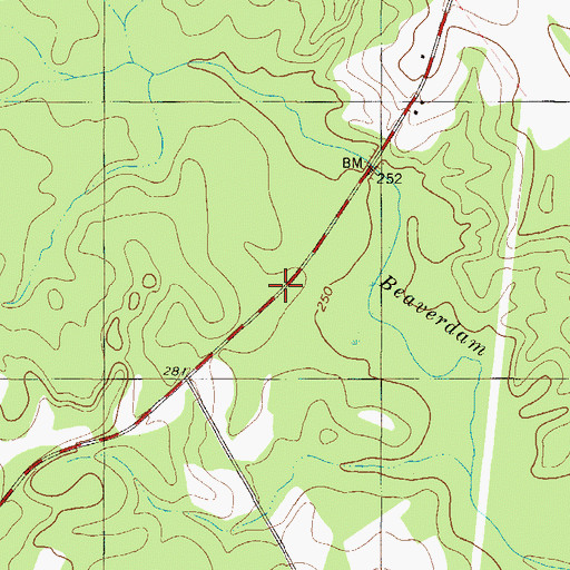 Topographic Map of Florence School (historical), GA