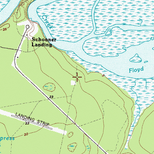 Topographic Map of Bell View (historical), GA