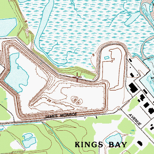 Topographic Map of Marianna (historical), GA
