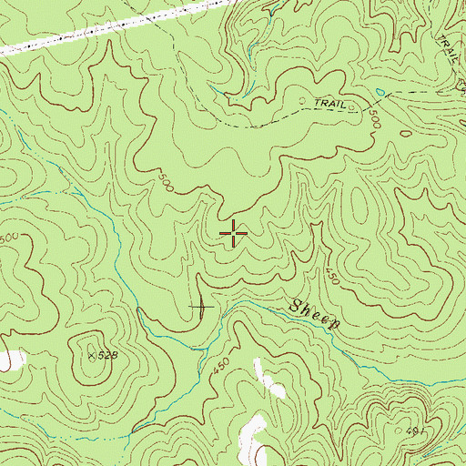 Topographic Map of Harpertown (historical), GA