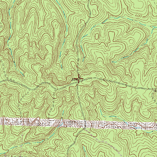 Topographic Map of Jackson School (historical), GA